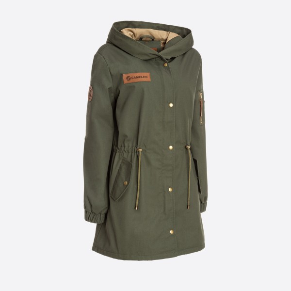 Parka - Militarna zieleń