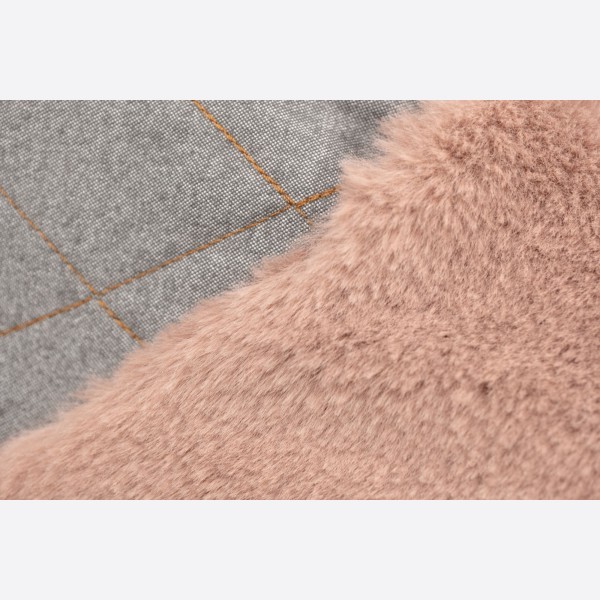 Ocieplenie królik exclusive - brudny róż