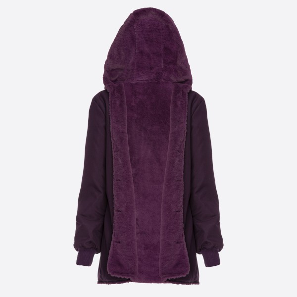 Ocieplenie miś - fiolet