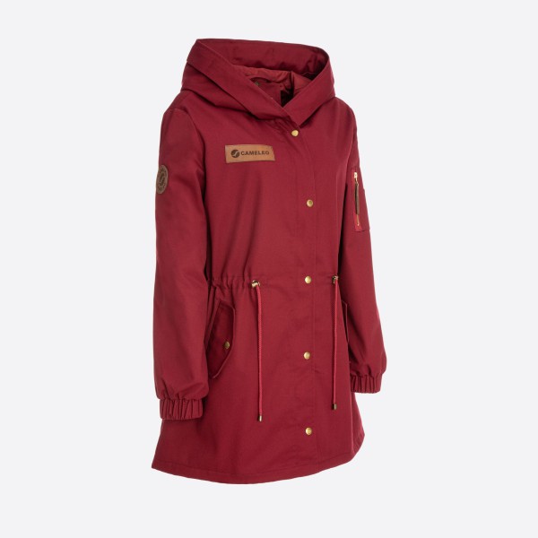 Parka wiosenna - Bordo