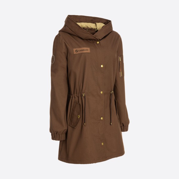 Parka wiosenna -  Brąz