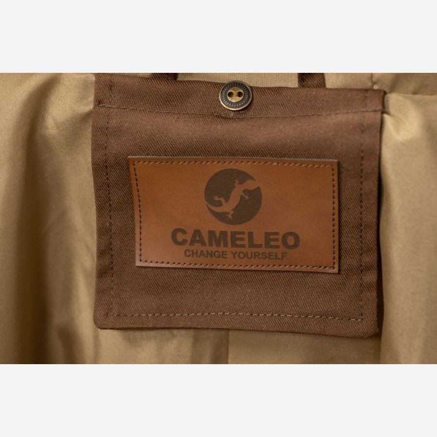 Parka wiosenna -  Brąz